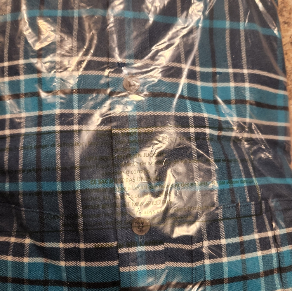 Eddie bauer expedition flannel shirt 3X Peacock